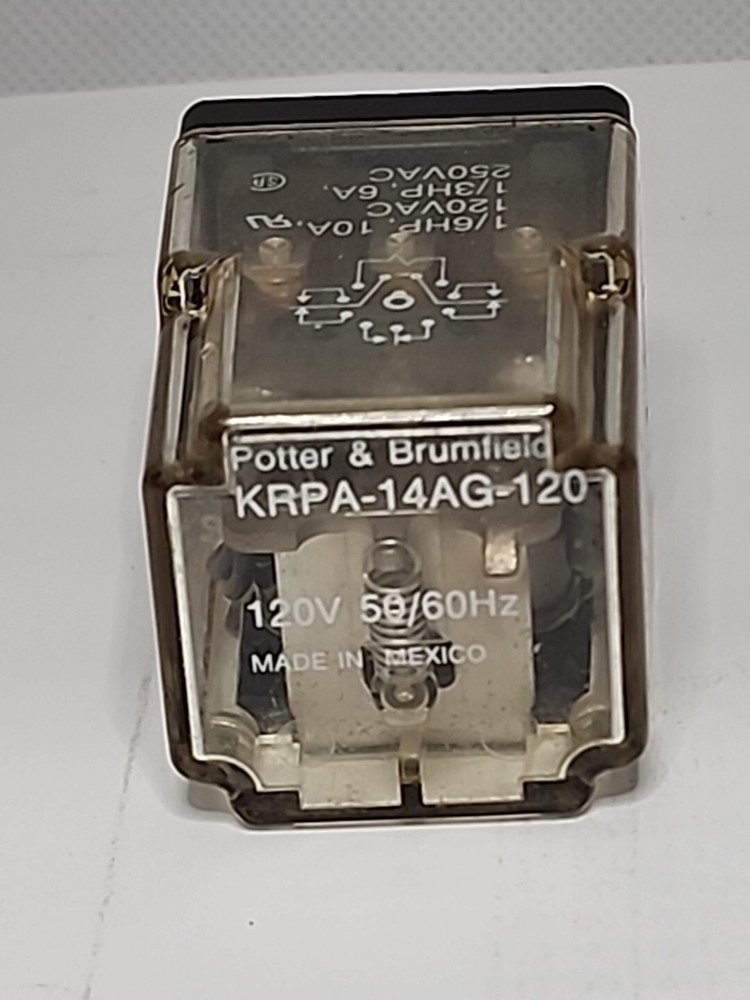 Potter & Brumfield Time Delay Relay KRPA-14AG-120 [MC 2 3-4]