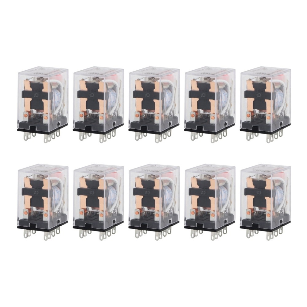 10 pcs AC 110V Coil Power Relay 8 pin Replacement for Omron MY2NJ MY2N-J