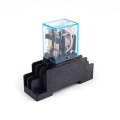 Coil Power Relay with Socket AC 220V 10A DPDT LY2NJ HH62P HHC68A2Z, for F…