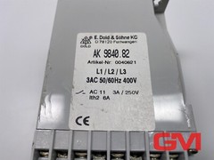 E. Dold & Söhne Asymmetrical Relay AK 9840.82 Relay 0040621 Slightly Damaged
