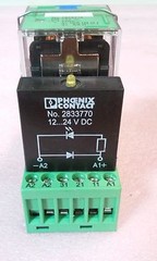 Phoenix Contact Single Relay 2834274 with Plug In Module and Relay Socket