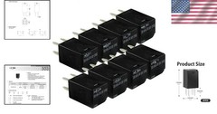 High-Performance 20A Automotive Relays 12VDC SPNO for Polaris & More – 8 Pack