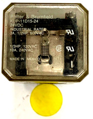 POTTER AND BRUMFIELD KUP-11D15-24 POWER RELAY 600VAC