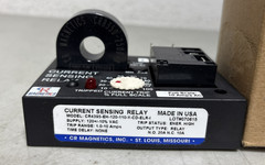 CR Magnetics CR4395-EH-120-110-X-CD-ELR-I Current Sensing Relay – New In Box