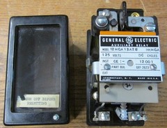 General Electric 12HGA13A28 Auxiliary Relay 125 Volts DC Type HGA