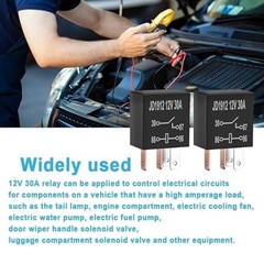 4 Pin 12V 30A Multi-Purpose Automotive Relay – Heavy Duty St Size: 4pin (2pcs)