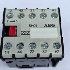 AEG SH04 22Z Control Relay Contactor 24V DC Coil 4-Pole 16A Auxiliary Relay