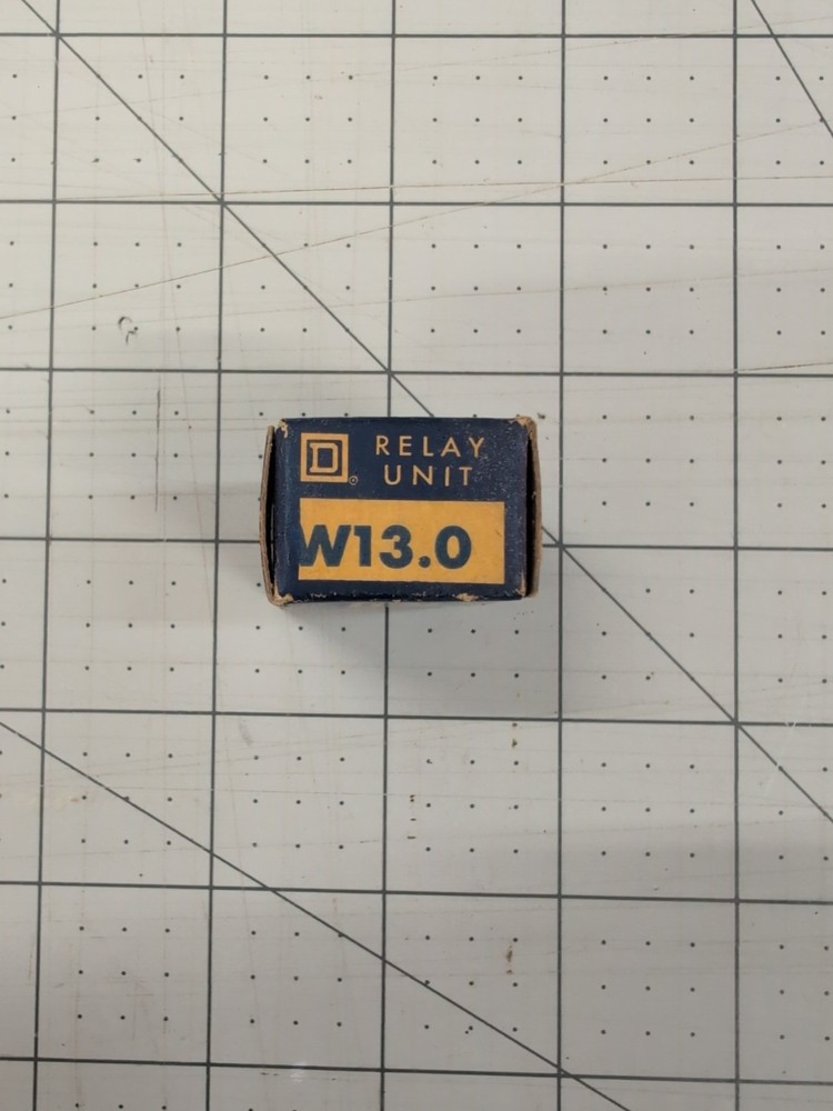 SQUARE D HEATER COIL ELEMENT W13.0 W 13.0 RELAY, Lot Of 4 – ECS