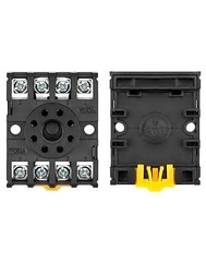 8 Pins Relay Socket, 10 Pack 600 V 10 Amp Octal Socket with Pres Size: 10 Pack