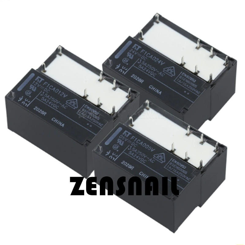 2PCS F1CA024V RELAY FTR-F1CA024V 24VDC 5A 8PINS NEW