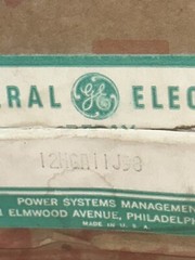 GE 12HGA11J98 Auxiliary Relay