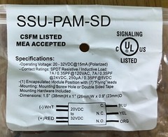 (Lot of 5) Space Age SSU-PAM-SD Multi-Voltage Relay Module