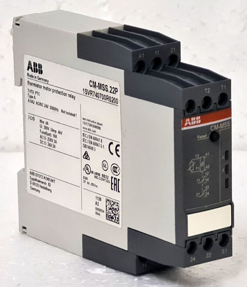 ABB CM-MSS.22P / 1SVR740700R0200 Thermistor Motor Protection Relay