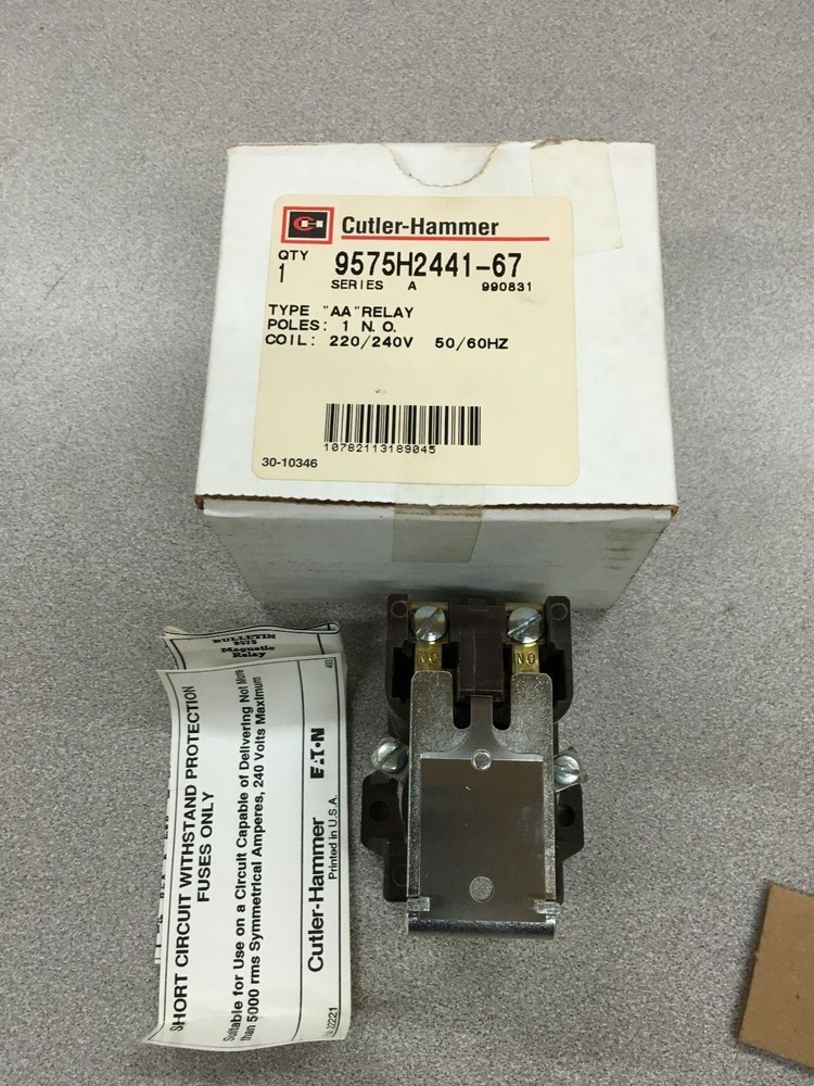 NEW IN BOX CUTLER-HAMMER OVERLOAD RELAY 9575H2441-67