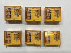 Finder Type 40.52 DPDT 24VAC Relays (Lot of 6)