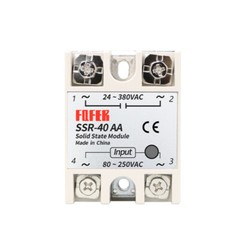 Single Phase Solid State Relay Module AC- AC SSR 10AA- 100AA AC24-380V AC80-250V