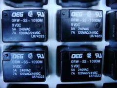 🔥LOT of 10 New🔥 OEG 9V HI-POWER 7A SPDT-NO RELAY’s ORW-SS-109DM