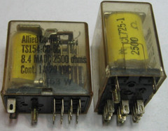 Allied TS154-CC-CC Relay 2500 ohm Coil 4PDT – Used Qty 3