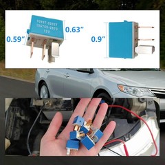 4PCS 90987-02027 Relay, 4 Pins AC Relay for Automotive Electrical Systems -…