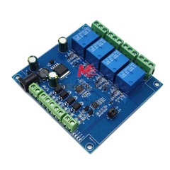1-10x Modbus RTU DC7-24V 4 Channel Relay Control Switch RS485/TTL UART Module US