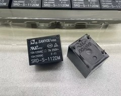 10pcs 12VDC SRD-S-112DM 15A 125VAC 4Pins SANYOU Coil Power Relay