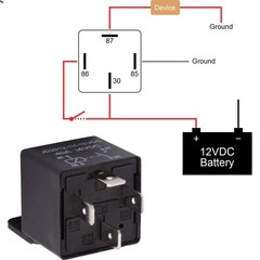 Car Relay 4 Pin 12v 40amp Spst Model No.: JD2912-1H-12VDC 40A 14VDC, Auto Swi…