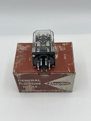 Dayton 5X827A General Purpose Relay 10A 277V DPDT 8-Pin 120VAC Coil New NOS