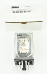 Dayton 1EGY6A DPDT Octal Plug-In Relay 24VDC Coil 10A 8-Pin LED Test Button