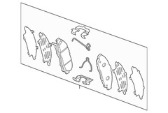 GM OEM Front Disc Brake Pad Set/Kit (85153469)