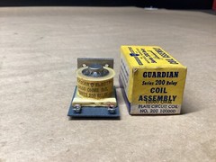 Guardian Series 200 Relay Coil Assembly No. 200 10,000 OHMS #105L145*CO