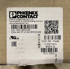 {#3}~Phoenix Contact PLC-RSC- 24DC/21 Relay 2966171 w/ 2961105 Relay 24VDC 6A