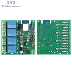4 Channel Relay Switch Module Tuya Smart WIFI Remote Control Relay 2.4GHz 433MHz