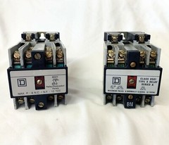 2 Square D Relays # 8501XM040 / 8501XB40 & # 8501X020