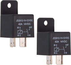 EHDIS Car Relay 4 Pin 12V 40Amp Spst Model No.: JD2912-1H-12VDC 40A 14VDC, Auto