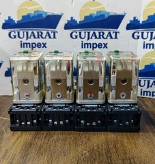 (LOT OF 4 PCS) KUHNKE UF3-24VDCN RELAY W/Z393 10A BASE FREE FAST SHIPPING TESTED