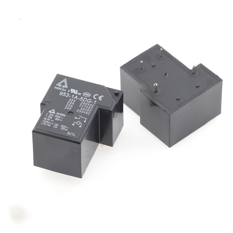 2Pcs HSINDA 953-1A-5DG-1 Power Relay 5VDC 4Pin 30A 250VAC NEW