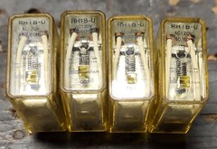 (Lot of 4) Idec RH1B-U DC6V Relay 6VDC RH1BU RHIB-U
