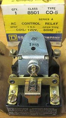 Square D 8501-CO-5 AC Control Relay