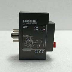 BRODERSEN UNIC XW Multi Function Timer Relay 12-240V AC/DC 0.6s-60m Plug-In