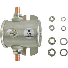1 PC 12V 3 Terminal Solenoid Relay Fits Cole Hersee 24106 24106BX SPST 80A 200A