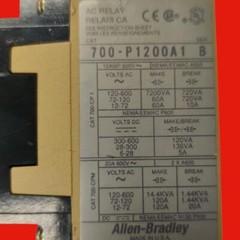 Allen Bradley AC Relay, Series B, 700-P1200A1