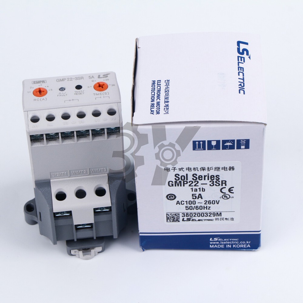 ONE NEW LS Thermal overload relay GMP22-3SR 1A1B 5A AC100-260V