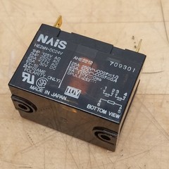 NAiS HE2aN-DC24V Power Relay, 24VDC, 25A, 277V, AHE2212 – USED