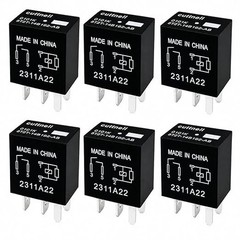 6 Pack 8T2T-14B192-AB Relay 12V 30A for Ford