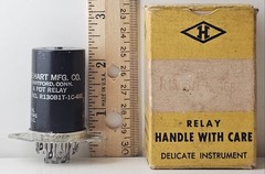 Hart MFG Co. R310B3P-1C 4 PDT Relay Hermetically VTG Sealed 300 OHMS 28 V. D.C.