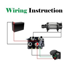 For 12V 500A Winch Solenoid Relay Kit w/Box Hand Controller 8000-17000lb