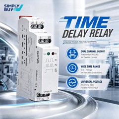 Electronic Latching Relay Memory Relay Impulse Relay GRM8-02,AC/DC12V~240V 16A