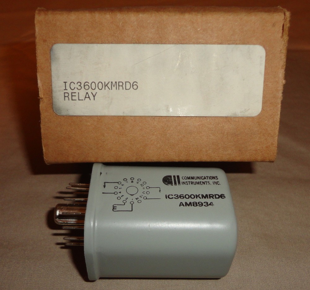 COMMUNICATION INSTRUMENTS IC3600KMRD6 RELAY NEW