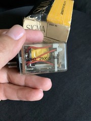 Sigma 42RO-25000S-SIL DPDT 5 Amp 2500 Ohms 9.0 MADC Sensitive Relay