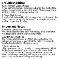 Wireless Winch Remote Control Kit Solenoid Relay Contactor